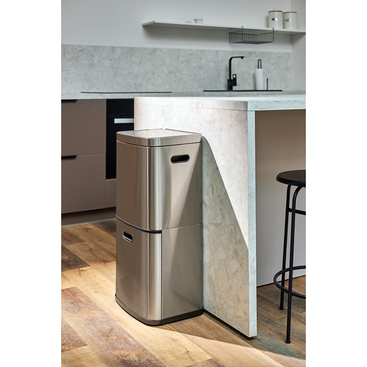 Контейнер мусорный с 2-мя отделениями smart bin, сенсорный, 60 л (78739) Контейнер мусорный с 2-мя отделениями smart bin, сенсорный, 60 л (78739)