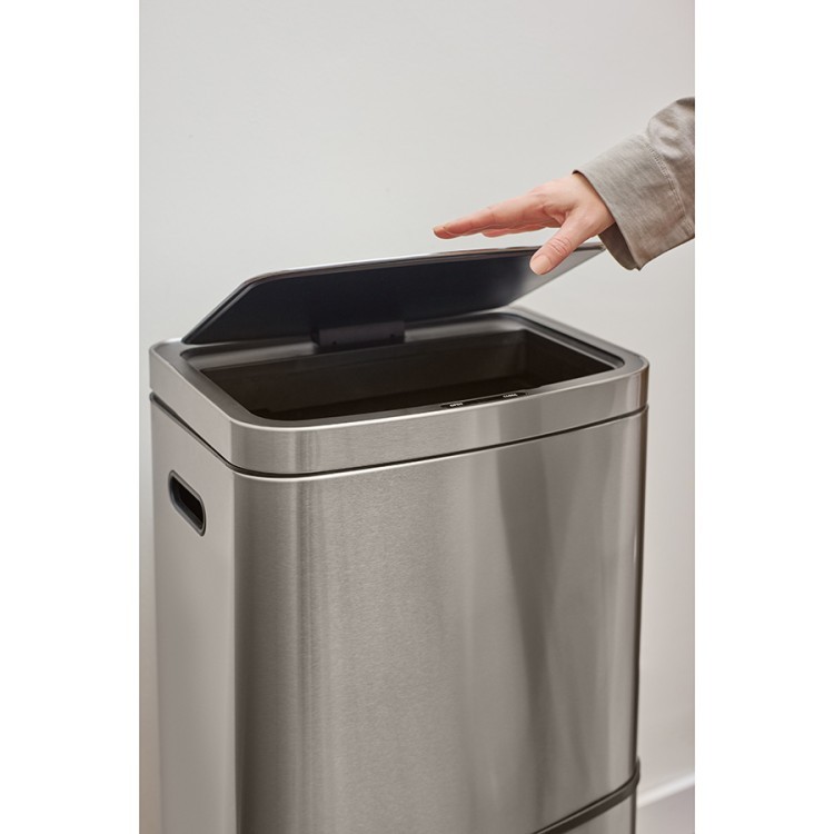 Контейнер мусорный с 2-мя отделениями smart bin, сенсорный, 60 л (78739) Контейнер мусорный с 2-мя отделениями smart bin, сенсорный, 60 л (78739)