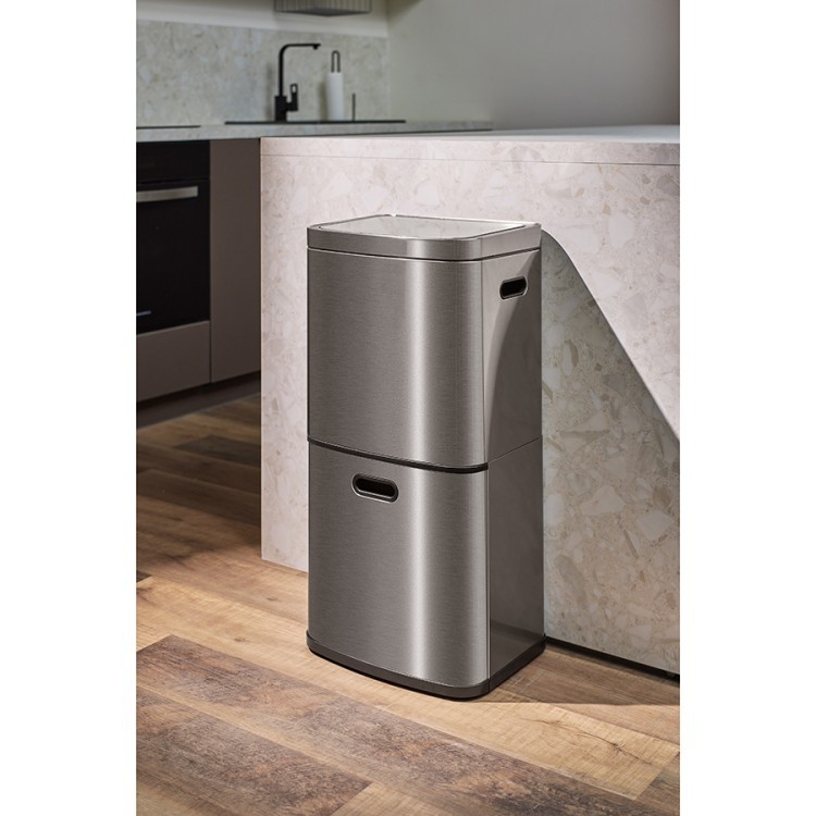 Контейнер мусорный с 2-мя отделениями smart bin, сенсорный, 60 л (78739) Контейнер мусорный с 2-мя отделениями smart bin, сенсорный, 60 л (78739)
