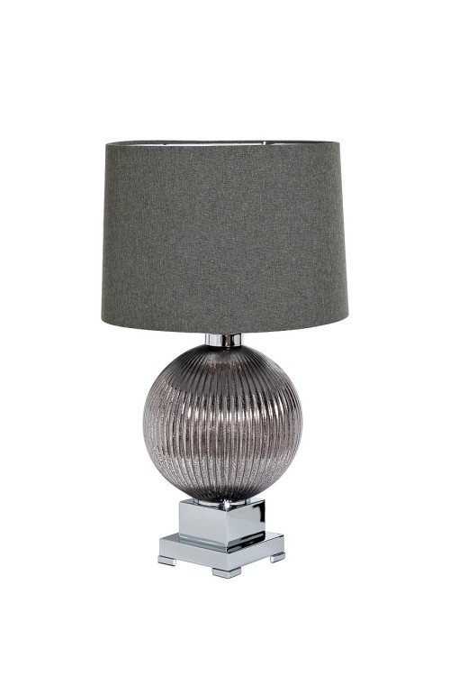 Лампа настольная плафон серый d30*66см (TT-00001536)