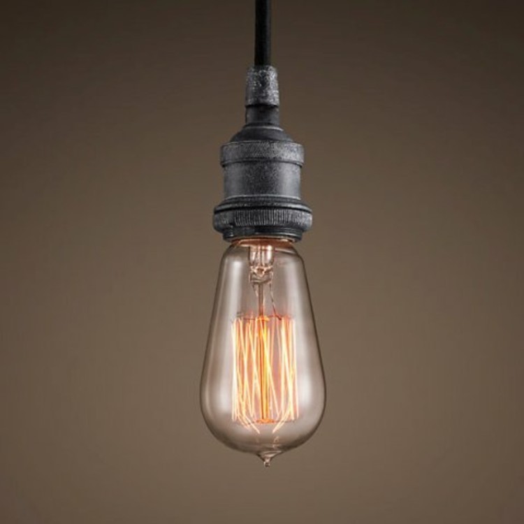 Светильник Делюкс DTL9114, металл, Antique grey, RESTORATION HARDWARE