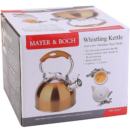 Чайник 2,5 л со свистком нерж Mayer&Boch (30961) Чайник 2,5 л со свистком нерж Mayer&Boch (30961)