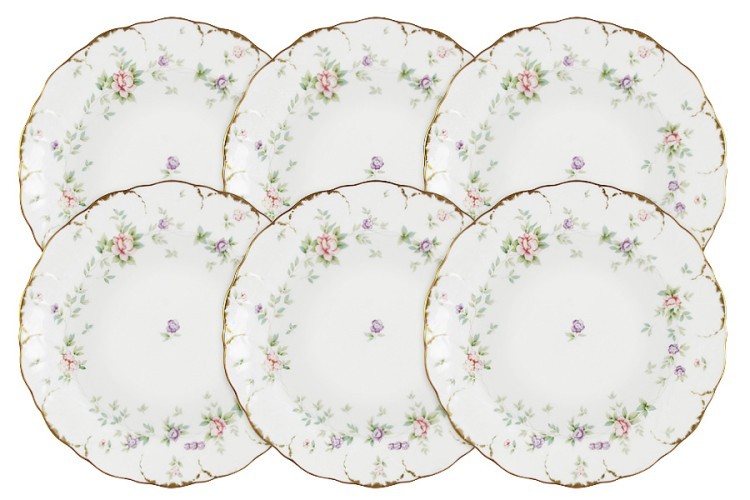 Набор из 6 суповых тарелок Воспоминание в подарочной упаковке - N8967-51784GBAL Narumi