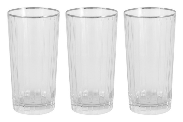 Набор стаканов для воды Пиза серебро, 0,375 л, 6 шт - SM2106/SAL Same