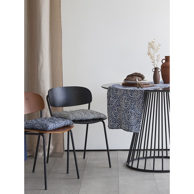 Дорожка на стол темно-синего цвета с принтом Спелая Смородина из коллекции scandinavian touch, 45х150 см (73523)