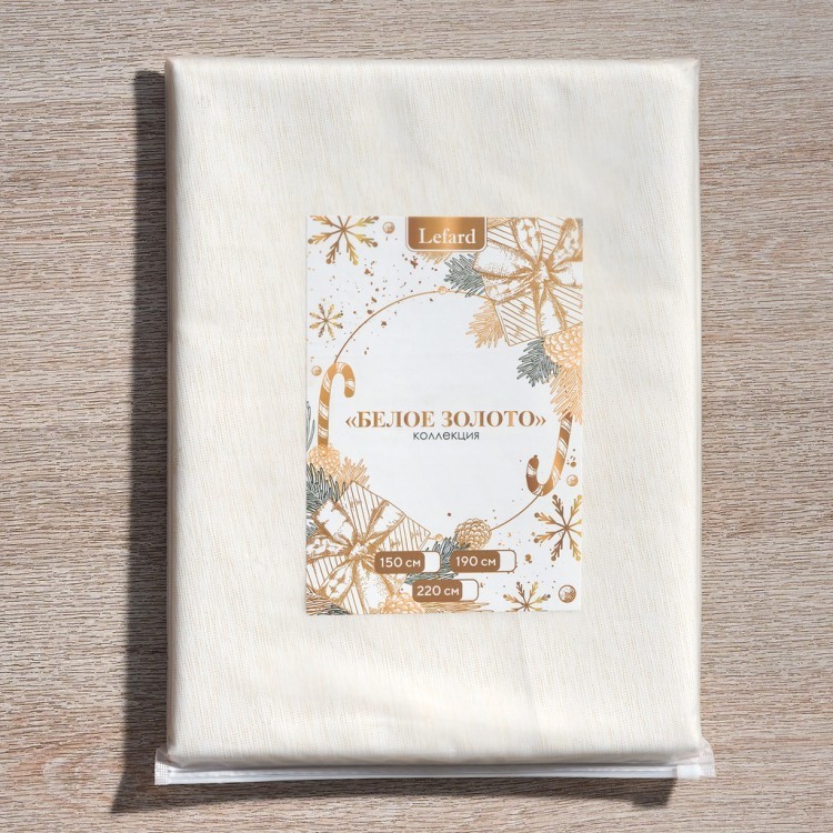 Дорожка на стол 45х220 cm  "феерия. золото", цвет: бежевый, tm lefard, полиэстер 100% Lefard (986-003-31)