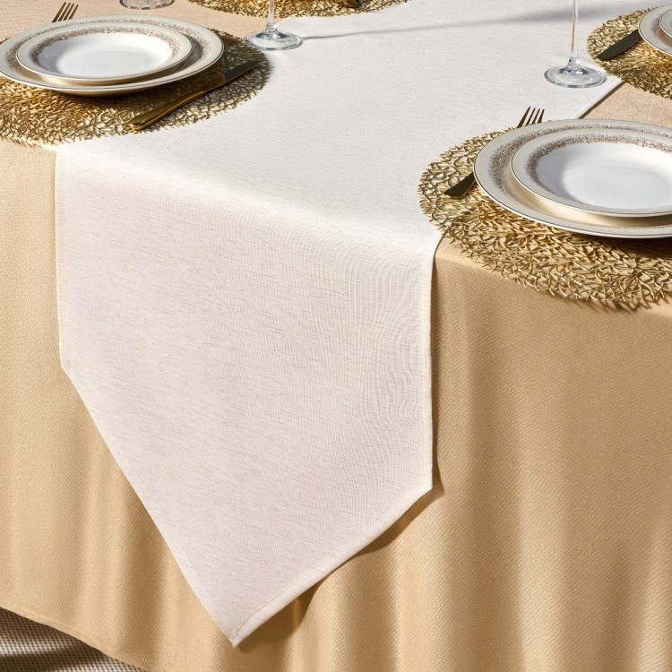 Дорожка на стол 45х220 cm  "феерия. золото", цвет: бежевый, tm lefard, полиэстер 100% Lefard (986-003-31)