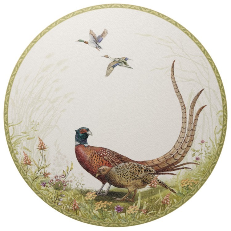 Набор подстановочных салфеток "охота" из 2 шт., диаметр=38 см Lefard (771-145)
