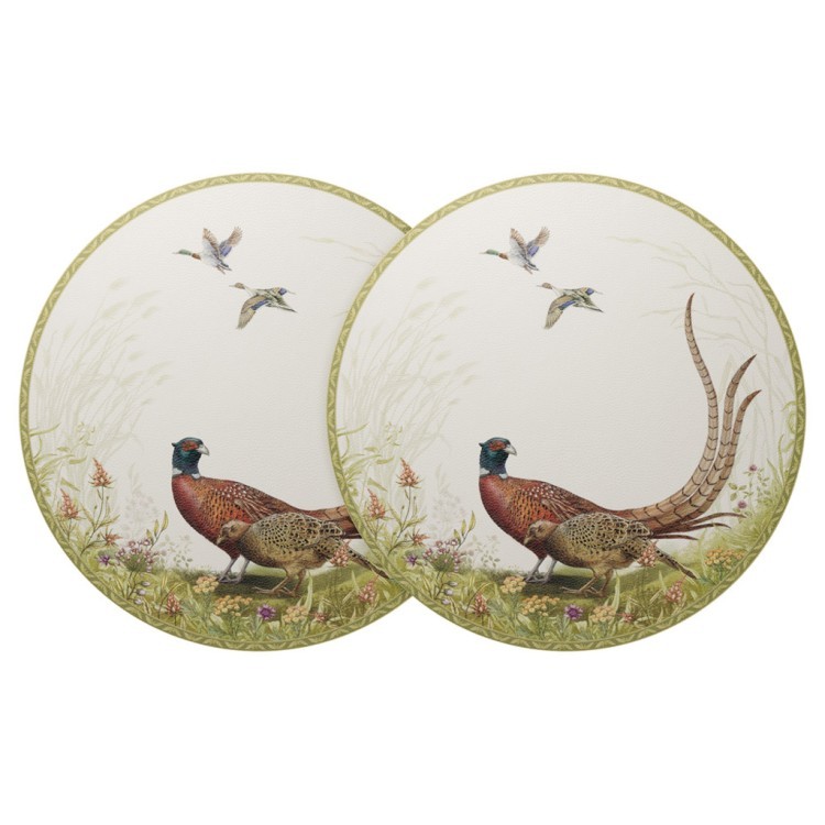 Набор подстановочных салфеток "охота" из 2 шт., диаметр=38 см Lefard (771-145)