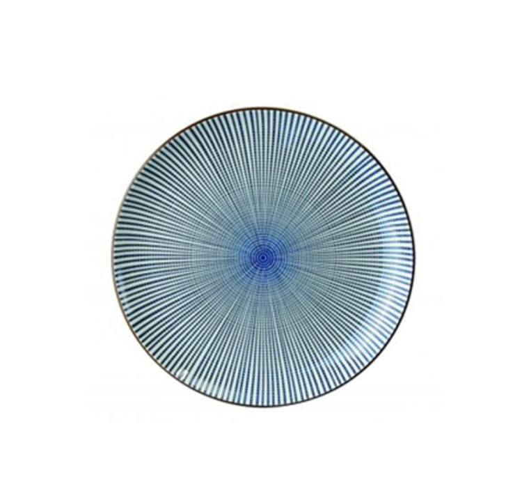 Тарелка 2573, 21,5 см, фарфор, blue, TOKYO DESIGN