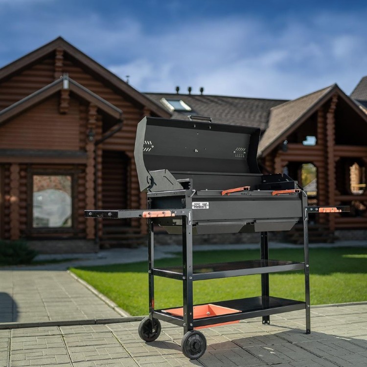 Мангал с крышкой Helios Smart-800 Люкс HS-GS-M804-L (4 места) (72377) Мангал с крышкой Helios Smart-800 Люкс HS-GS-M804-L (4 места) (72377)