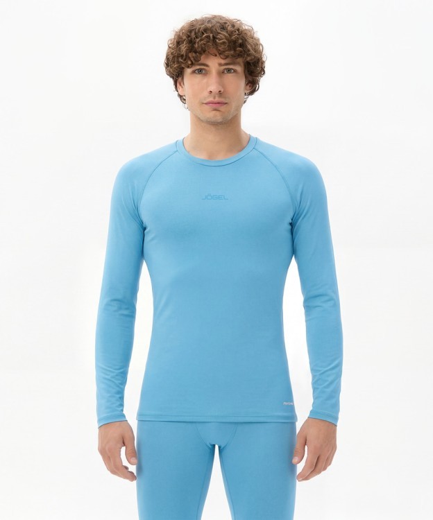 Футболка компрессионная с длинным рукавом JOGEL CAMP PerFormDRY Baselayer LS Tee, голубой (2124273)