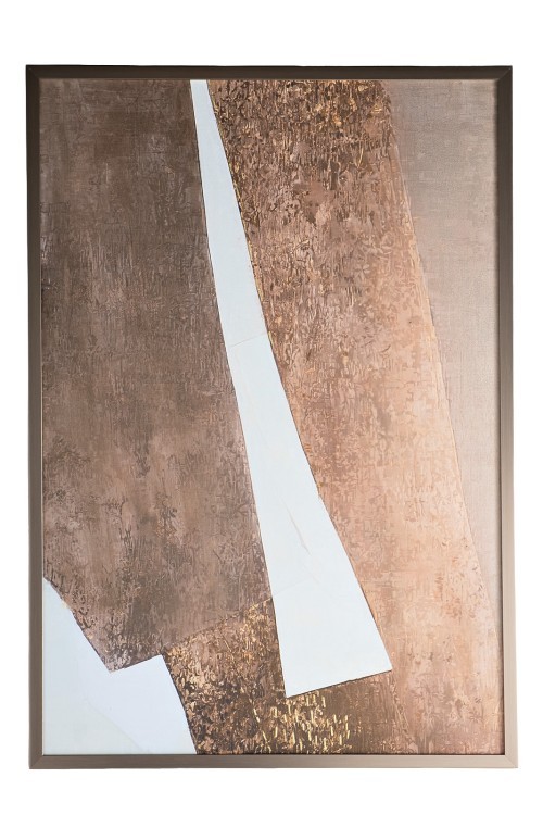 Холст "Золотое искусство-1" 70*100 см,багет латунь, зол.поталь (TT-00016933)