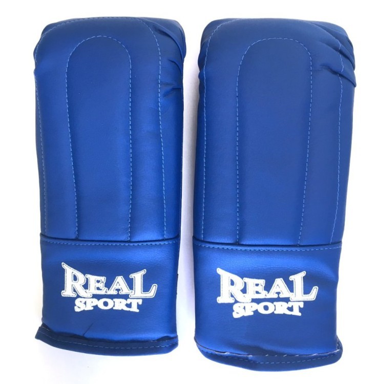 Перчатки тренировочные Realsport синий (59733)