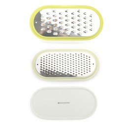 Терка с контейнером и крышкой smart helper, 20х10х9,5 см (80467)
