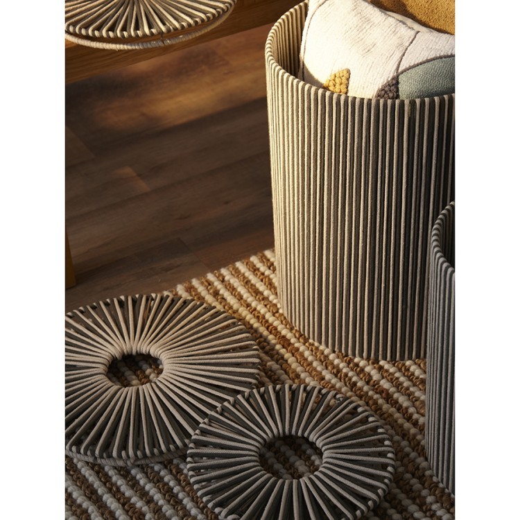 Корзина плетеная dholak grey из коллекции ethnic, размер m (77214) Корзина плетеная dholak grey из коллекции ethnic, размер m (77214)