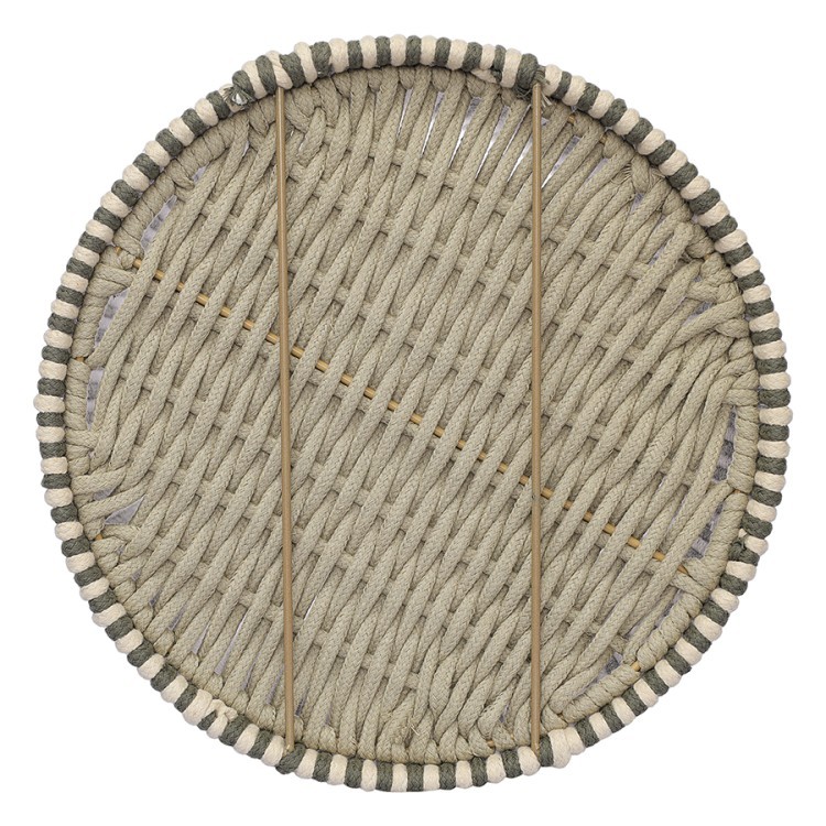Корзина плетеная dholak grey из коллекции ethnic, размер m (77214)