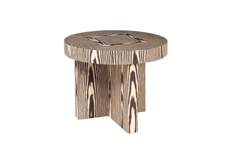 Стол журнальный Zebrano d60*52см (TT-00015009)