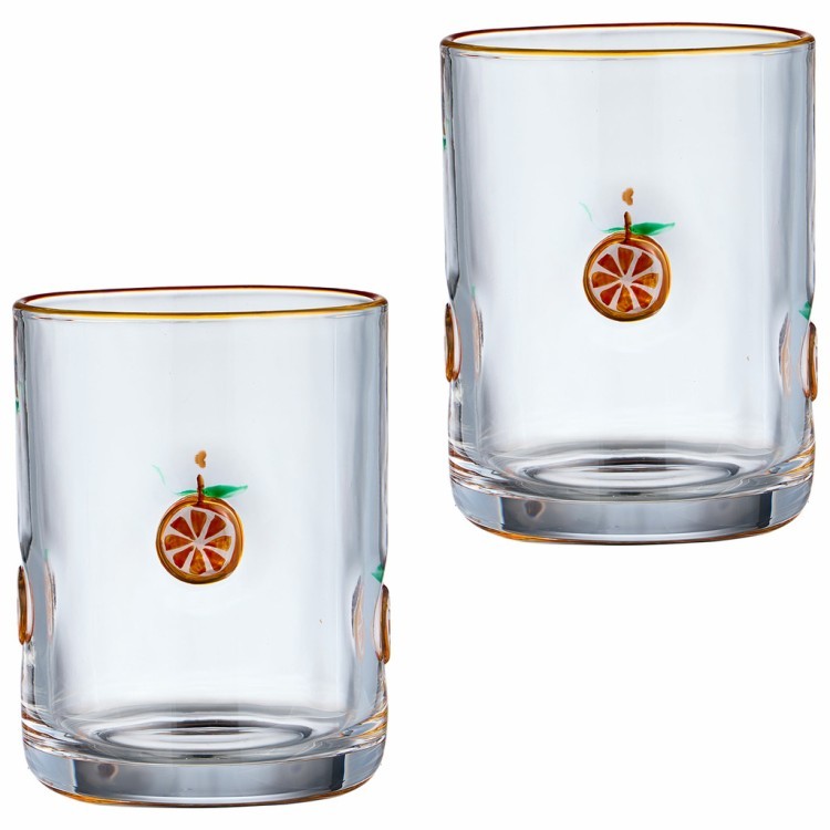 Набор стаканов "fruity orange" из 2 шт. 400 мл Lefard (685-134)