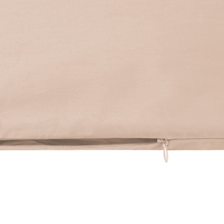 Комплект постельного белья из премиального сатина бежевого цвета из коллекции essential, 150х200 см (79816)