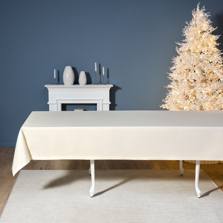 Скатерть  160х300 cm прямоугольная, "феерия. золото", цвет: бежевый, tm lefard, полиэстер 100% (кор= Lefard (986-003-22)