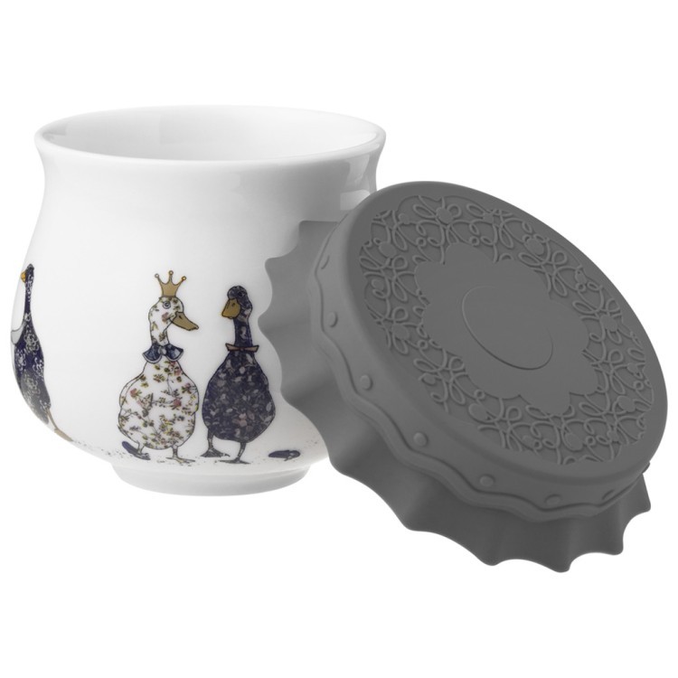 Банка lefard "family farm" с силиконовой крышкой 9*9*7,5 cm 300 мл Lefard (359-915)