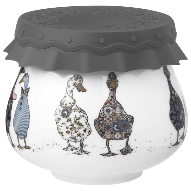 Банка lefard "family farm" с силиконовой крышкой 9*9*7,5 cm 300 мл Lefard (359-915)