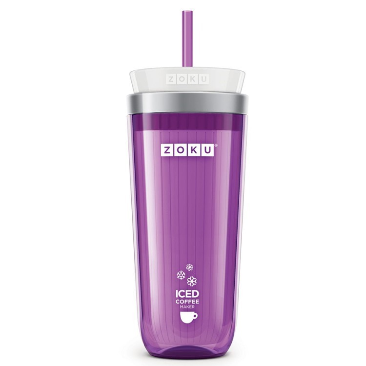 Стакан для охлаждения напитков iced coffee maker фиолетовый (57285)