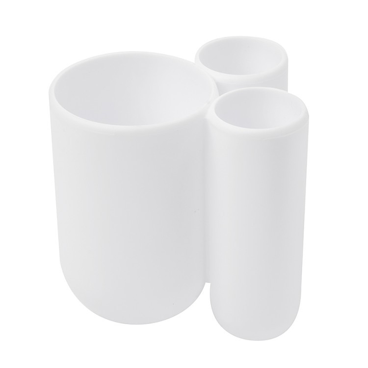 Стакан для зубных щеток touch, белый (41401)