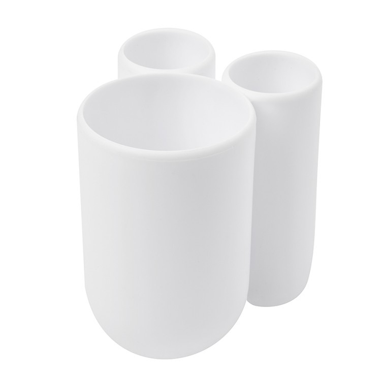 Стакан для зубных щеток touch, белый (41401)