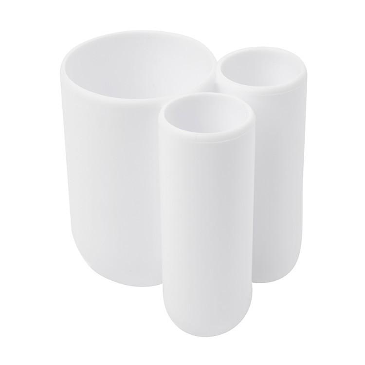 Стакан для зубных щеток touch, белый (41401)