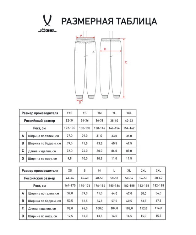 Брюки JÖGEL ESSENTIAL Cotton Pants, черный, детский (2122010)