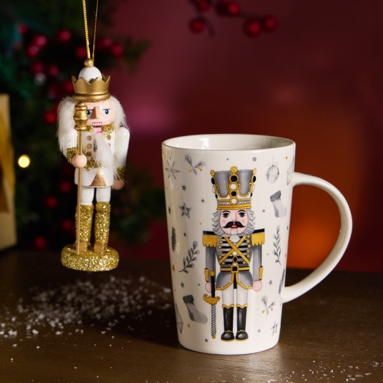 Набор подарочный lefard "щелкунчик" (кружка 385 мл в комплекте с ёлочной игрушкой) Lefard (580-096)