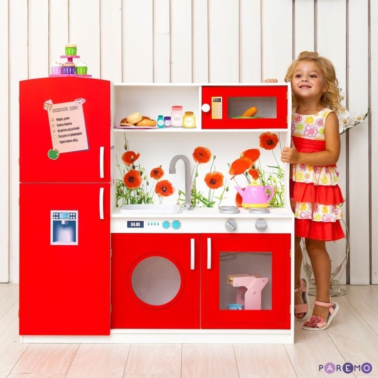 Игрушечная кухня "Фиори Россо" (PK218-02) Игрушечная кухня "Фиори Россо" (PK218-02)