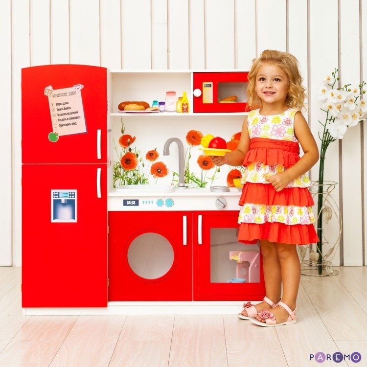 Игрушечная кухня "Фиори Россо" (PK218-02) Игрушечная кухня "Фиори Россо" (PK218-02)