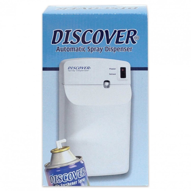 Диспенсер для аэрозольного освежителя воздуха DISCOVER электронный белый 605418 (1) (94934)