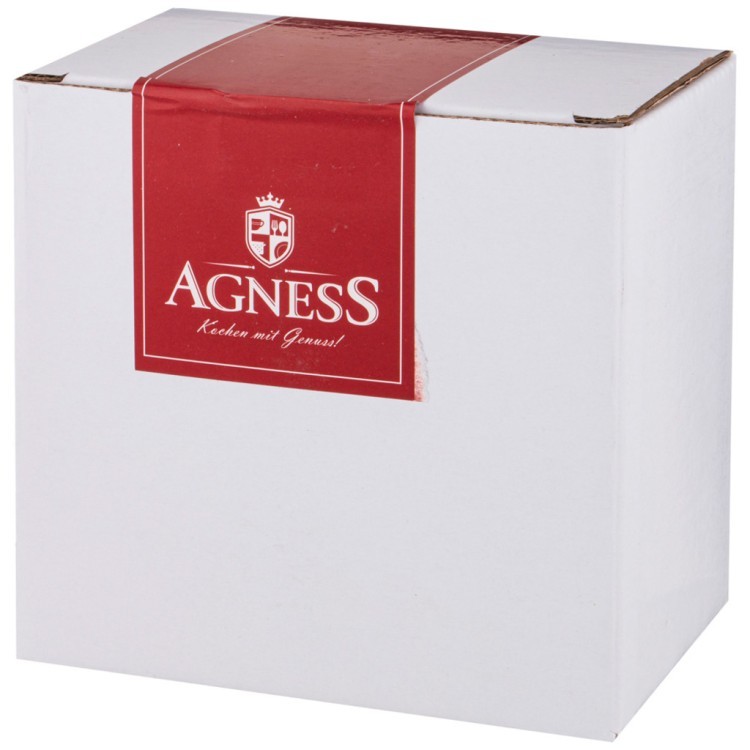 Горшочек для запекания agness "modern kitchen" лазурный 600мл 16*14*11 см Agness (777-094)