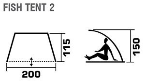 Тент рыболовный Jungle Camp Fish Tent 2 (70880) (64107)