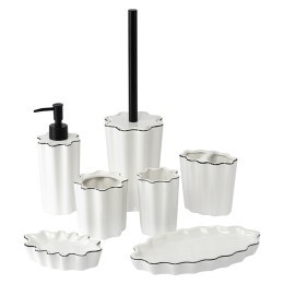 Ершик для унитаза camellia, белый (80013)