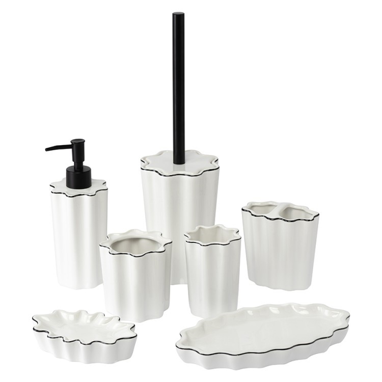 Ершик для унитаза camellia, белый (80013)