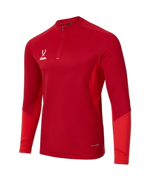 Джемпер тренировочный JOGEL PREMIER PerFormDRY Training Zip Top, темно-красный/красный (2120760)