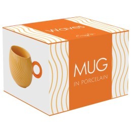 Кружка waves, 350 мл, оранжевая (80329)