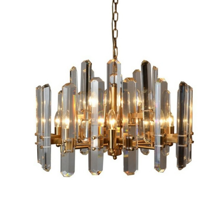 Люстра MD3274-12, каркас металл, стекло, Golden leaf, ROOMERS FURNITURE