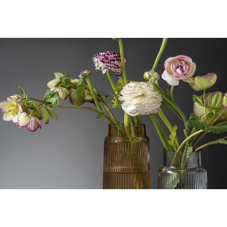 Ваза noemi, 28 см, коричневая (75112)