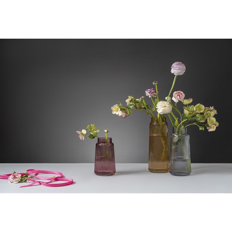 Ваза noemi, 28 см, коричневая (75112)