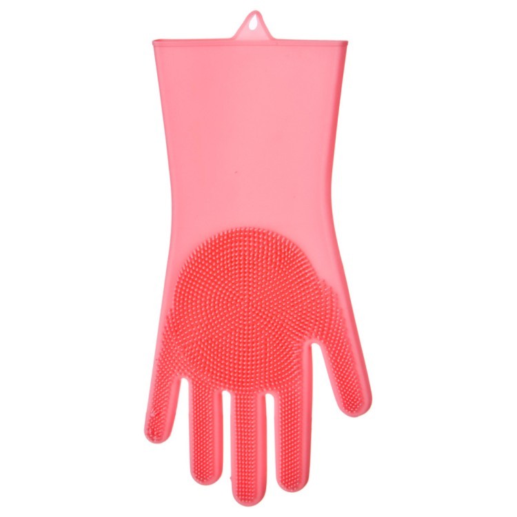 Силиконовые перчатки для мытья посуды 35*15 см Agness (923-112)