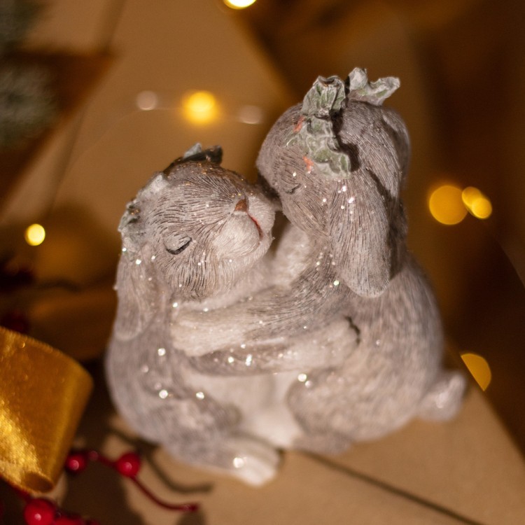 Статуэтка "кролики" 11,5х6,5х12 см Lefard (162-1291) Статуэтка "кролики" 11,5х6,5х12 см Lefard (162-1291)