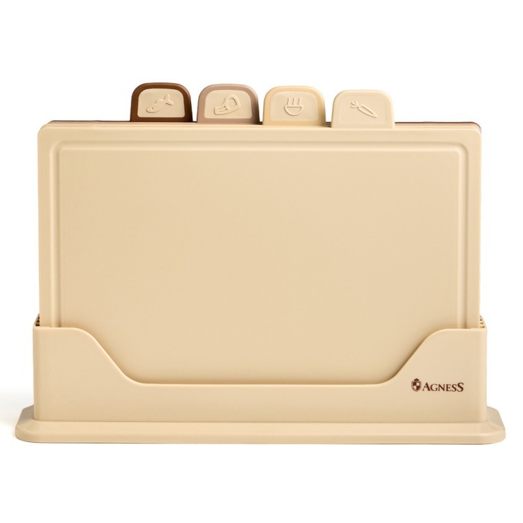 Набор agness из 4 досок на подставке, цвет: бежевый Agness (671-216) Набор agness из 4 досок на подставке, цвет: бежевый Agness (671-216)