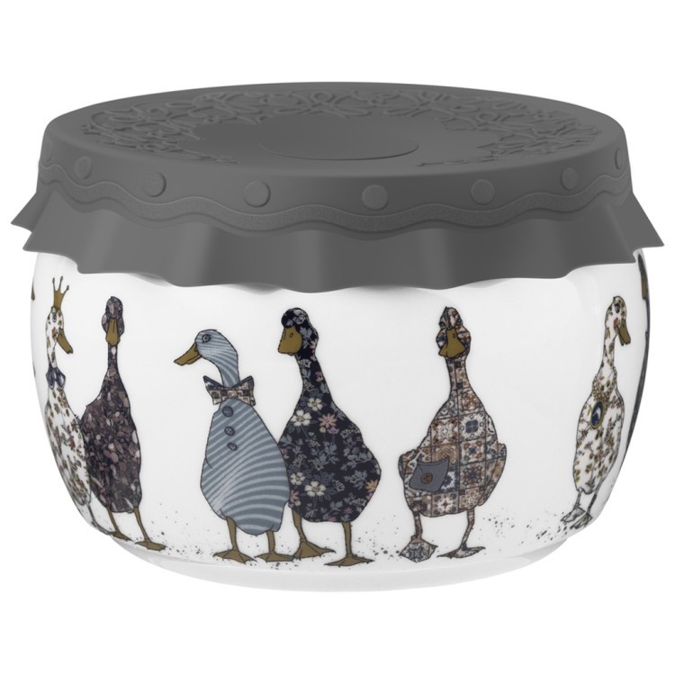 Банка lefard "family farm" с силиконовой крышкой 11,5*11,5*7,5 cm 500 мл Lefard (359-916)