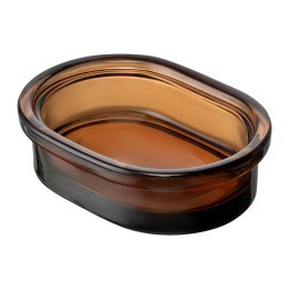 Мыльница amber, темно-янтарная (80014)